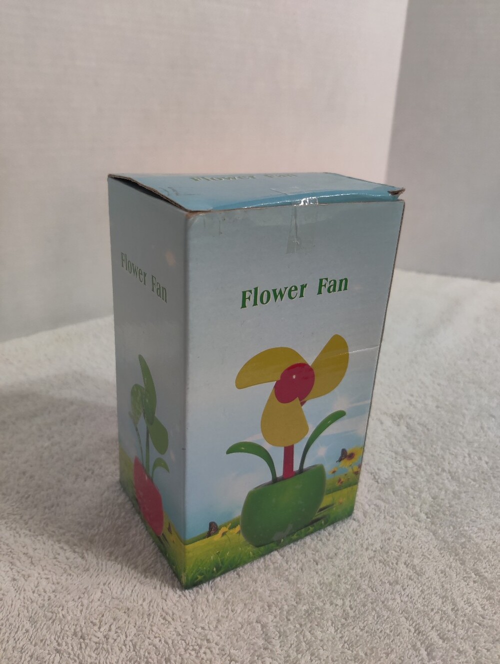 USB/ Battery Flower Fan - Orange & Green - Picture 4 of 5